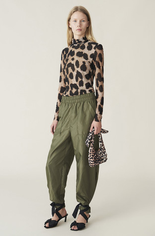 Ganni recycled tech pants £125
